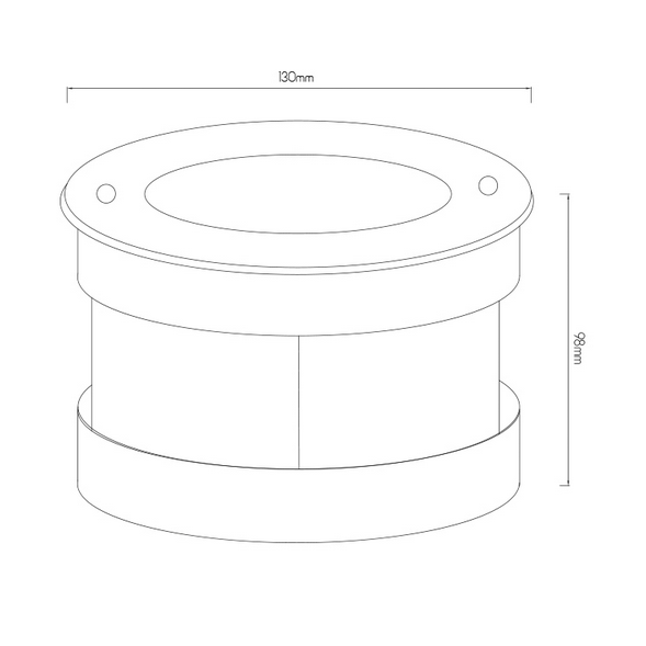 Projecteur encastré au sol Furi