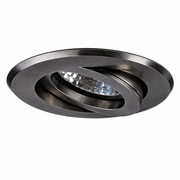 Mobilux, Einbaustrahler Moa Disc, Nickel gebürstet, moderne Lichtlösung