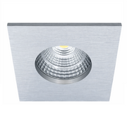 Mobilux, LED Einbaustrahler MobiDim Classic Q IP65, Aluminium gebürstet, hochwertige Einbaubeleuchtung