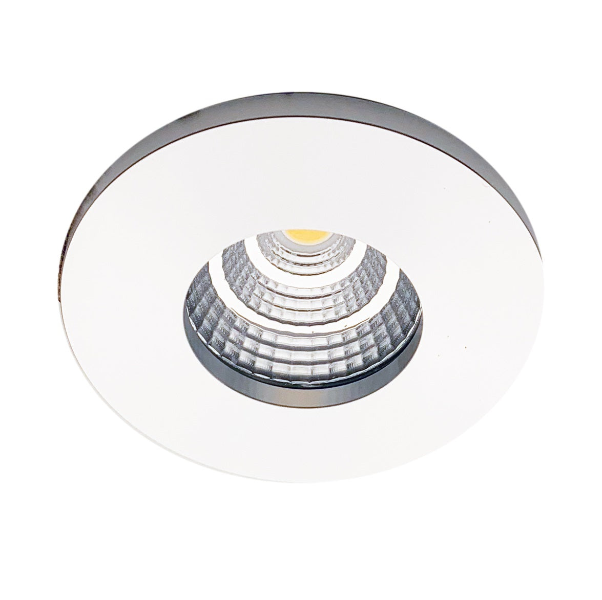 Mobilux, LED Einbaustrahler MobiDim Classic R IP65, Aluminium poliert, moderne Lichtlösung