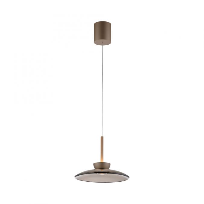 Suspension lumineuse en forme de lune