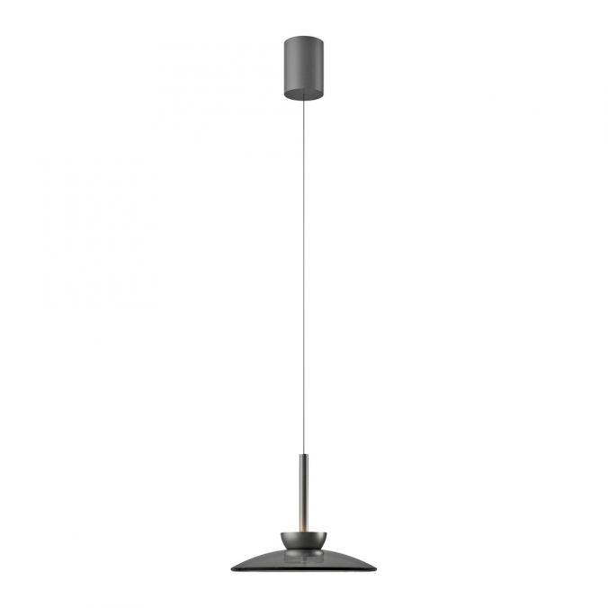 Pure, Pendelleuchte Moon, Platin 32cm, Produktbild