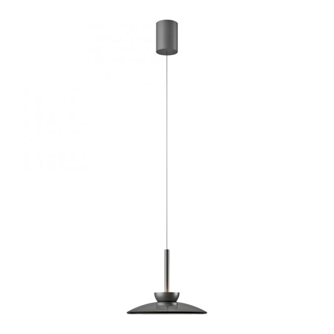 Suspension lumineuse en forme de lune