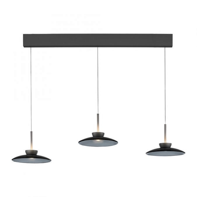 Suspension lumineuse en forme de lune