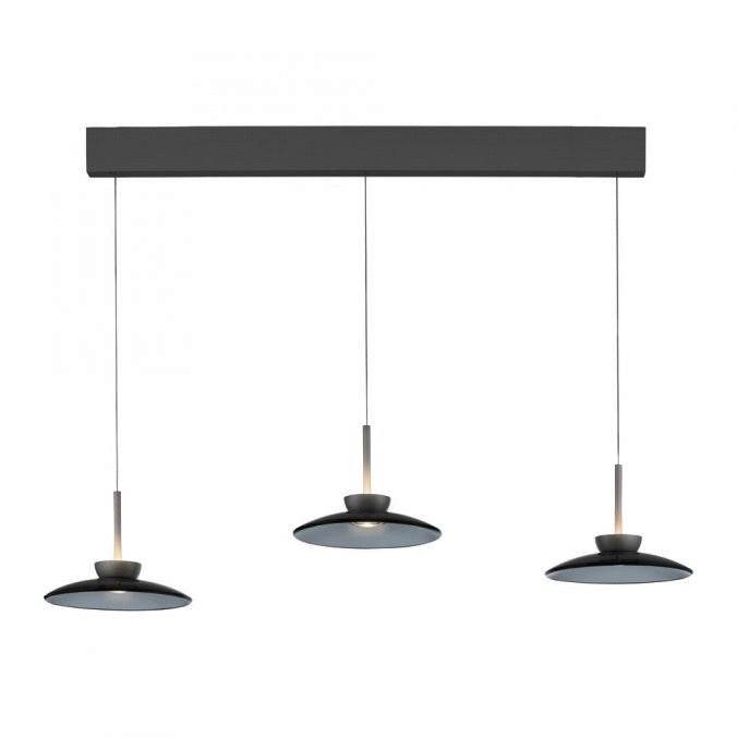 Pure, Pendelleuchte Moon, Platin 3-flammig, Produktbild