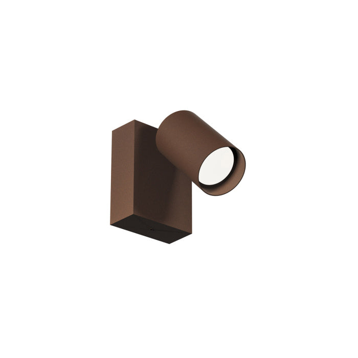 Gea Luce, Wandleuchte Nero CCT, 1-flammig Braun, moderne Wandbeleuchtung
