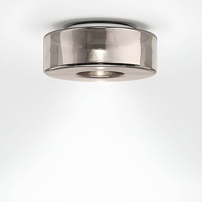Deckenleuchte Curling L, Edelstahl, dimmbar, elegante Beleuchtung, zeitloses Design