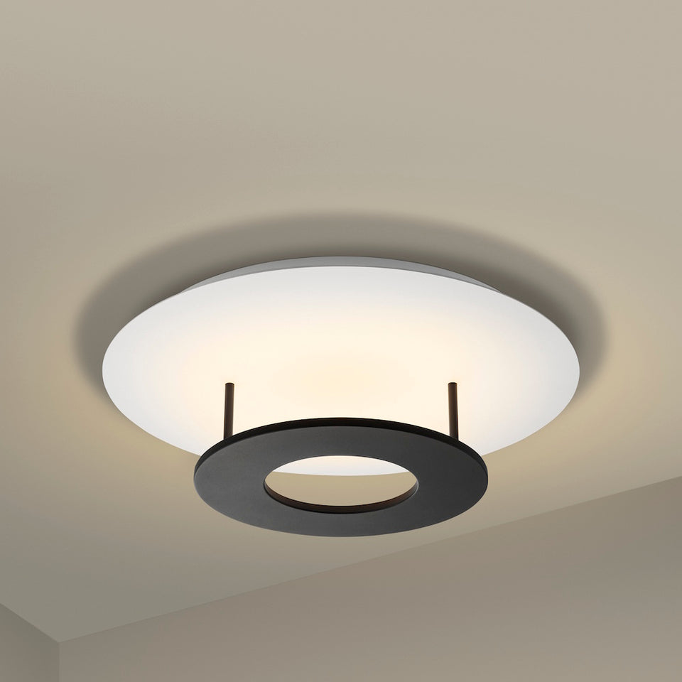 Holtkötter, Deckenleuchte Nova D, Schwarz, moderne Deckenleuchte