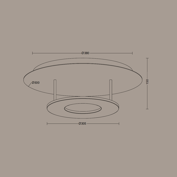 Deckenleuchte Nova D