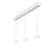 Oligo, Pendelleuchte Curved, 3-flammig Weiss Weiss, hochwertige Raumbeleuchtung