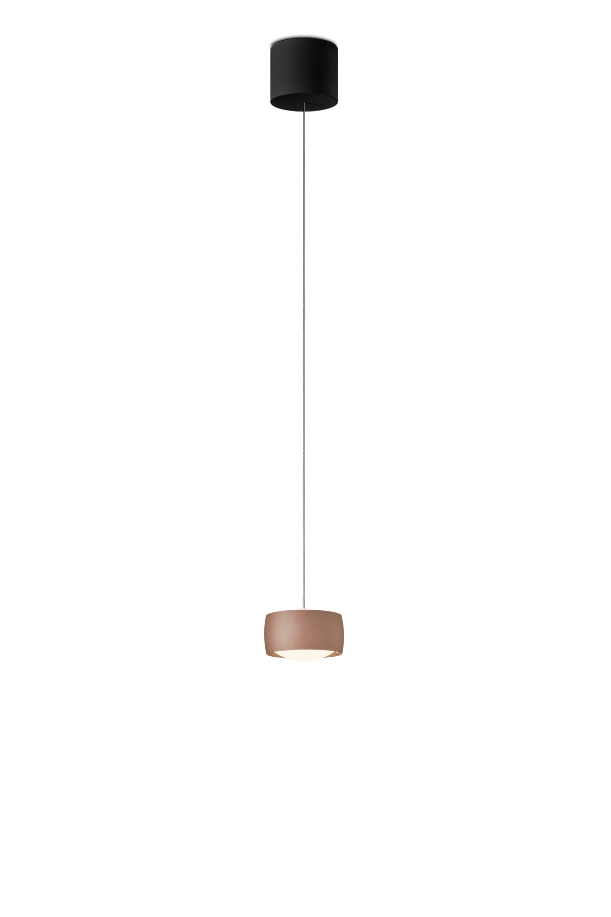 Oligo, Pendelleuchte Grace, 1-flammig Schwarz Kupfer, moderne Pendelleuchte