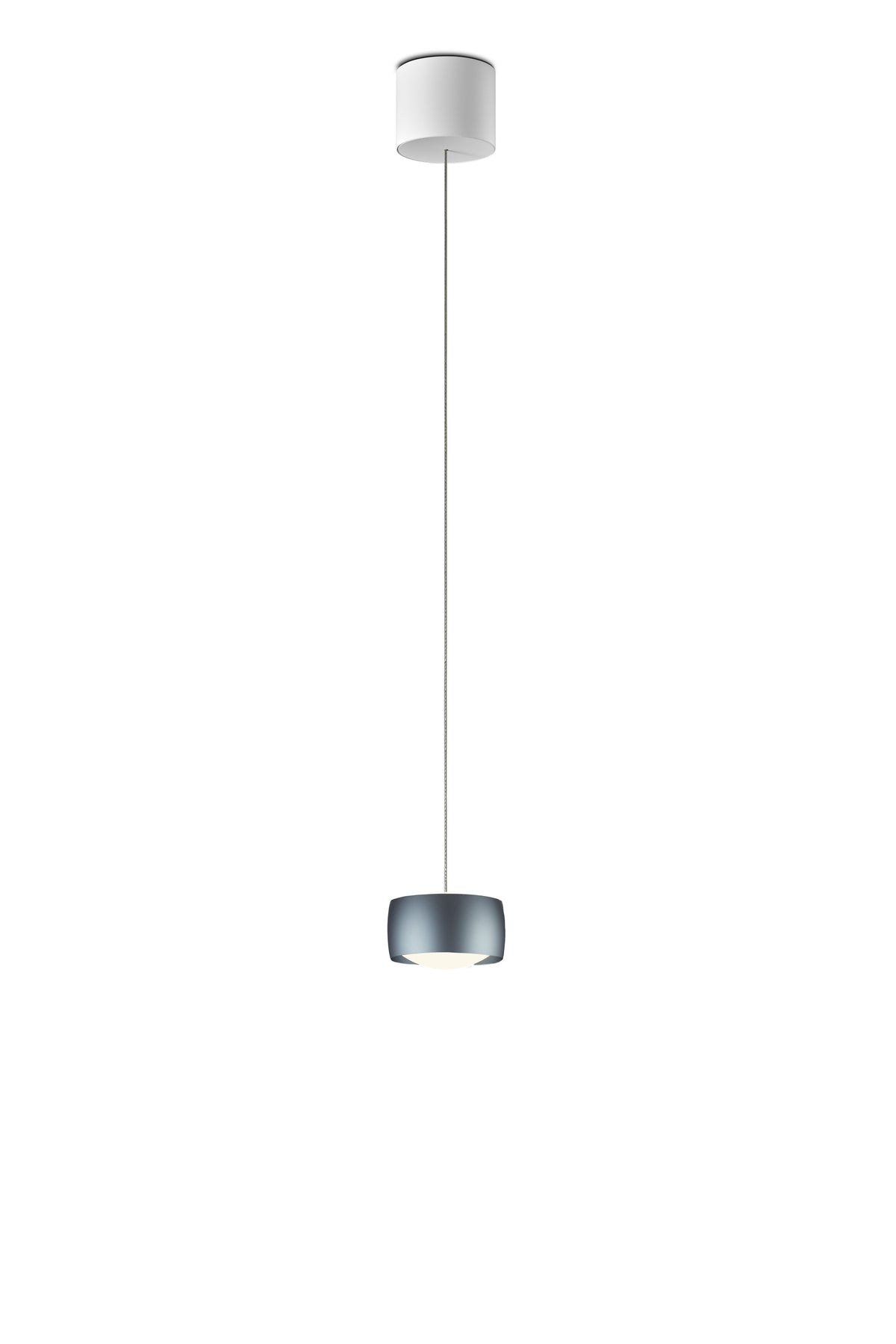 Oligo, Pendelleuchte Grace, 1-flammig Weiss Basalt, stilvolle Pendelleuchte