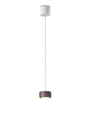 Oligo, Pendelleuchte Grace, 1-flammig Weiss Braun, moderne Raumbeleuchtung