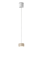 Oligo, Pendelleuchte Grace, 1-flammig Weiss Cashmere, hochwertige Lichtlösung