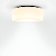 Deckenleuchte Curling L, weißes Gehäuse, dimmbar, angenehme Lichtqualität, stilvoller Deckenbalken