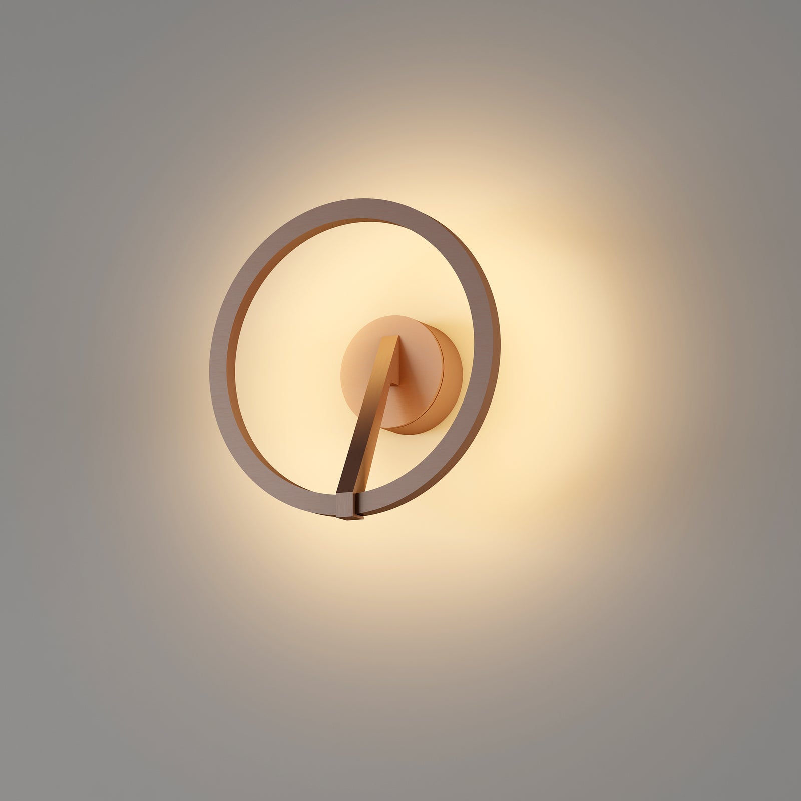 Artdelight, Deckenleuchte Oregon, Klein Bronze, moderne Lichtlösung