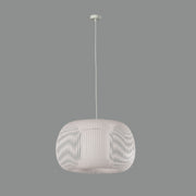 ACB Iluminacion, Pendelleuchte Mirta, 45cm Weiss, stilvolle Pendelleuchte