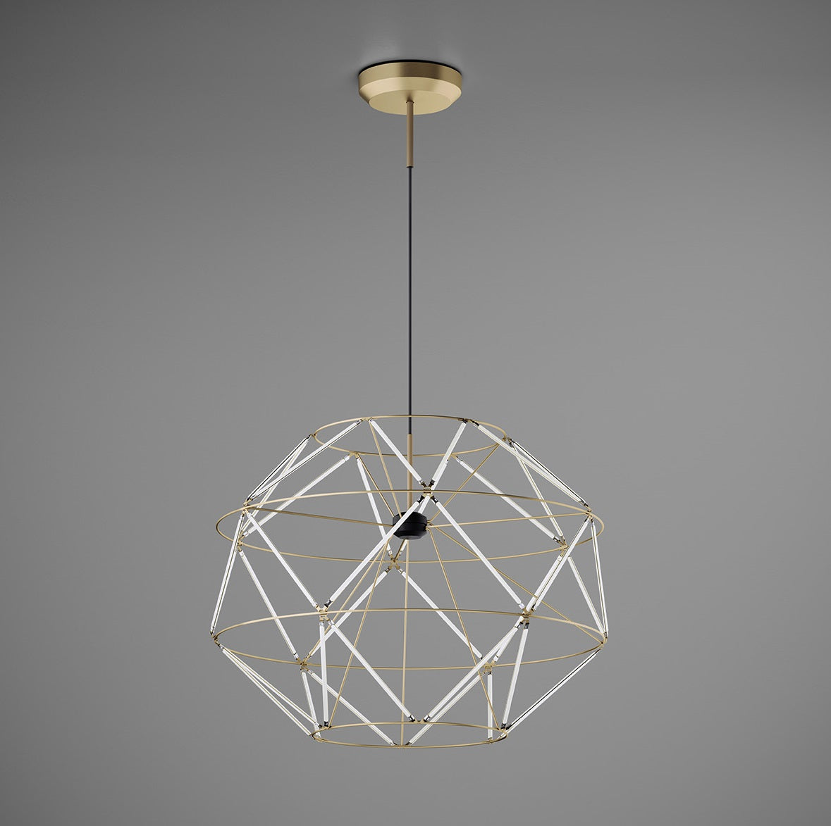Urban Lighting, Pendelleuchte Euclide, 56cm Gold, hochwertige Pendelleuchte