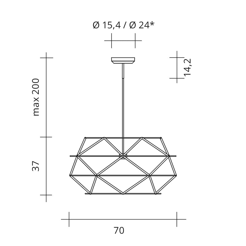 Pendelleuchte Euclide