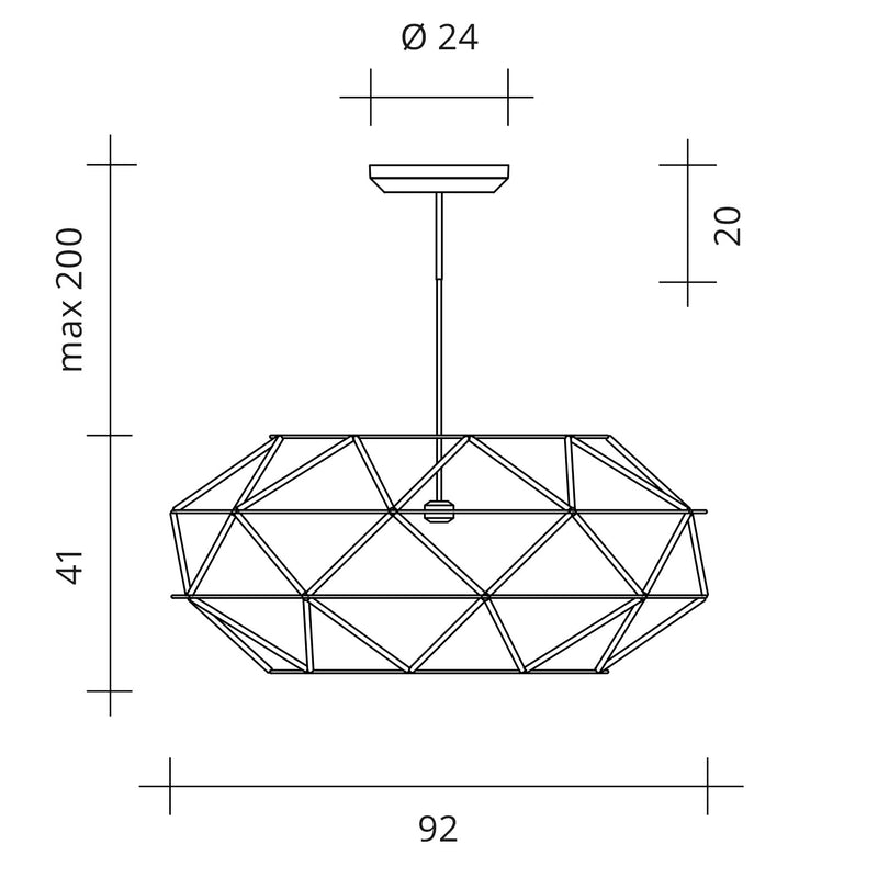 Pendelleuchte Euclide