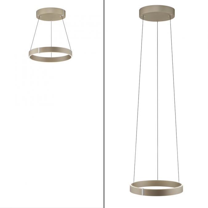 Electric pendant light with E-clips