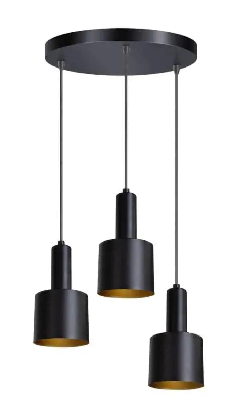 Expo Trading, Pendelleuchte Sledge Rondell, Schwarz, Produktbild