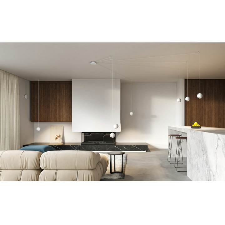 Suspension araignée sans rosace