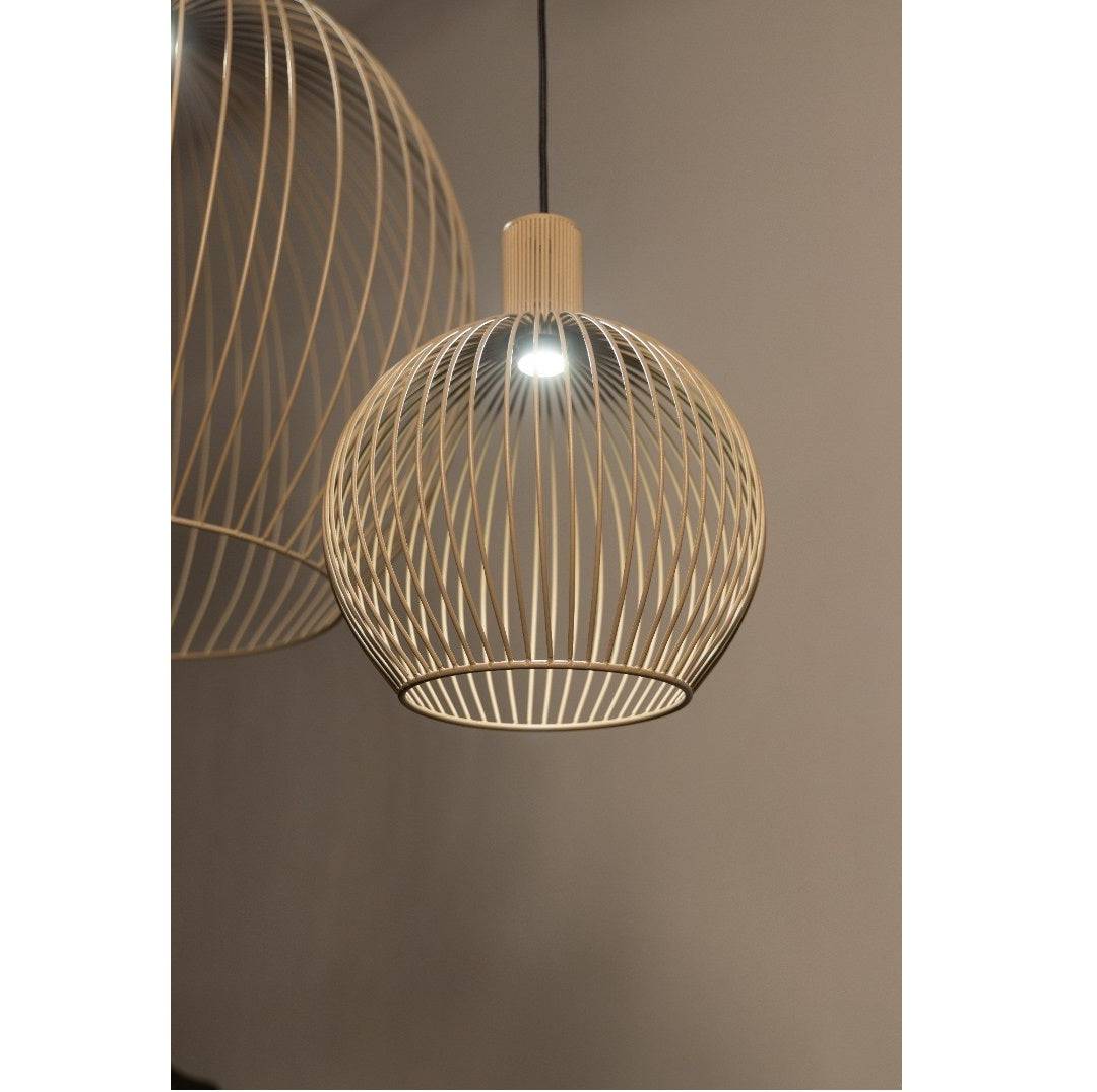 Expo Trading, Pendelleuchte Wire, Sand, Raumbild