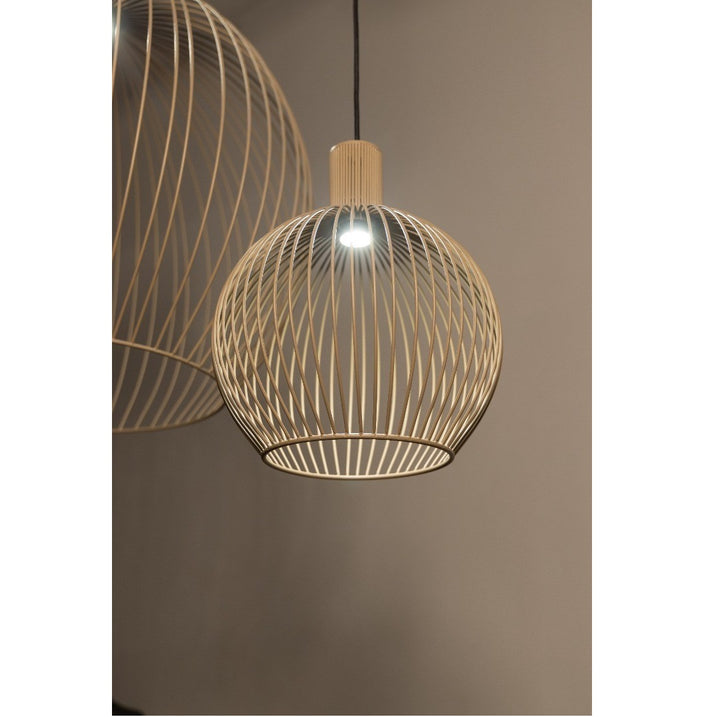 Wire pendant light