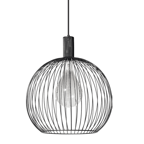 Expo Trading, Pendelleuchte Wire, Schwarz 50cm, Produktbild