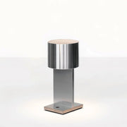 Delta Light, Akku-Tischleuchte Pisco, Aluminium, kabellose Tischleuchte