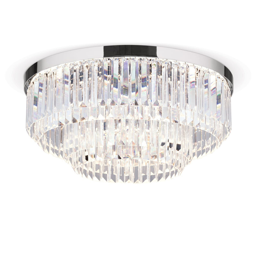 Ceiling Light Prism, 24 Carat gold-plated/chromed