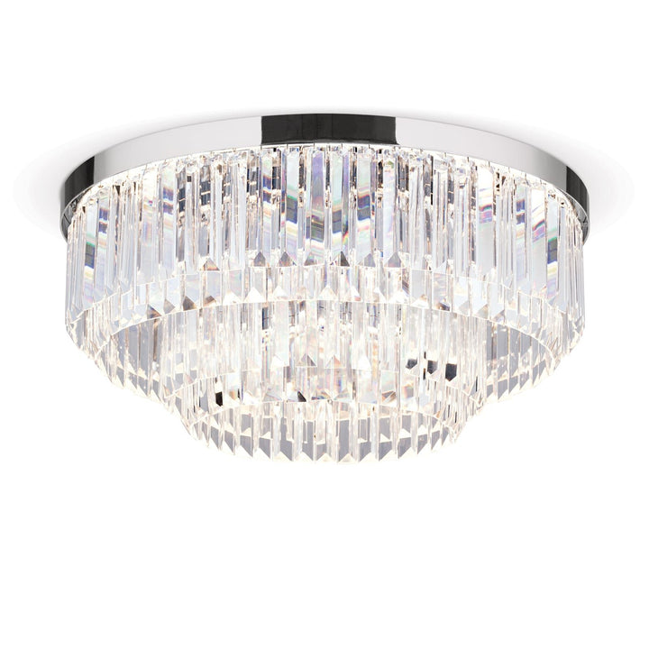 Ceiling Light Prism, 24 Carat gold-plated/chromed