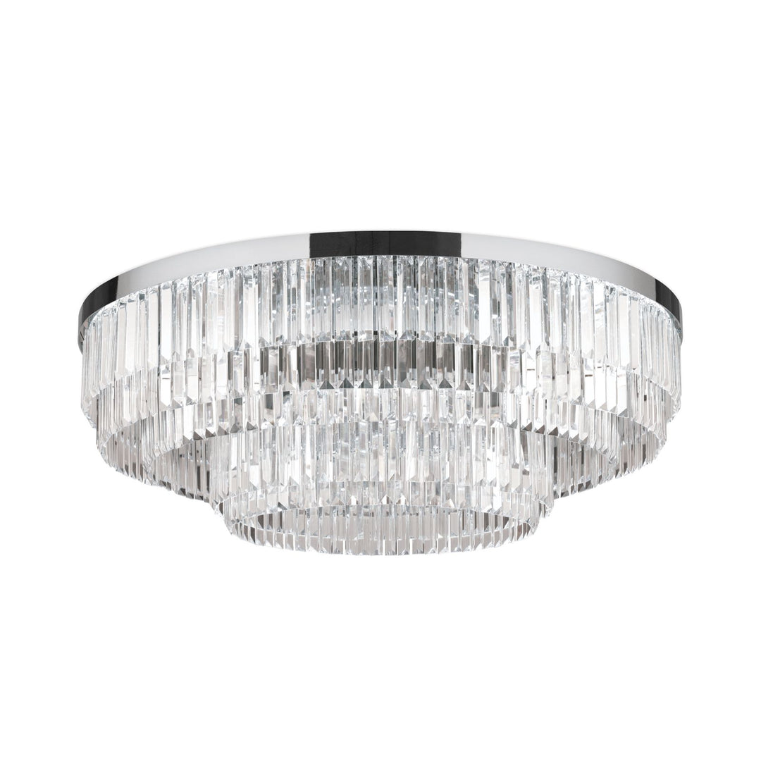 Ceiling Light Prism, 24 Carat gold-plated/chromed