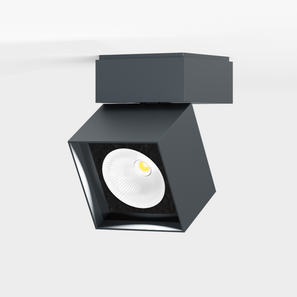 IP44.de LED Deckenleuchte pro, rund, quadratisch, Vorderansicht