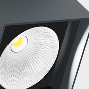 IP44.de LED Deckenleuchte pro, schwarz, Nahaufnahme LED-Leuchtmittel