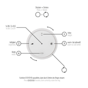 Pure, Fernbedienung Moto-Rise, Steuerung, elektrische Höhenverstellung