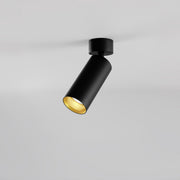 DLS Lighting, 1-Phasen-Stromschienenstrahler Reed S, Schwarz-Gold, Produktbild