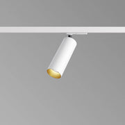 DLS Lighting, 1-Phasen-Stromschienenstrahler Reed S, Weiss-Gold, Produktbild