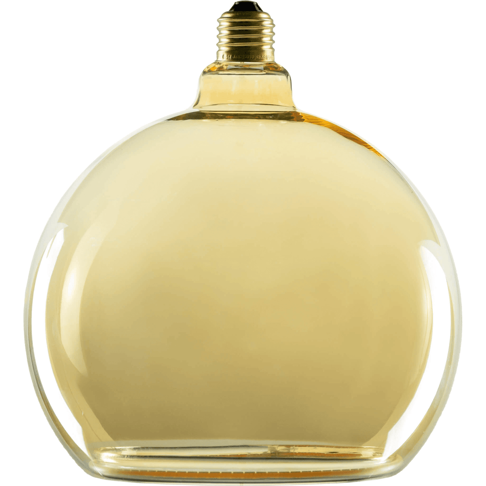 Segula, LED Floating Globe Leuchtmittel E27, Gold 15cm, dekoratives LED Leuchtmittel