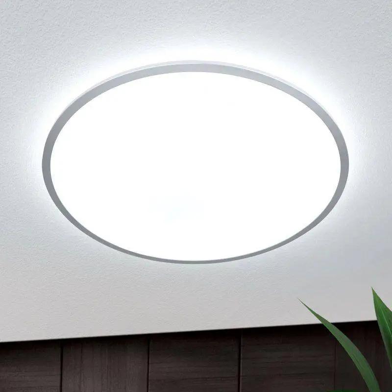 Orion, LED-Deckenleuchte Greg, Raumbild, moderne Wohnraumbeleuchtung