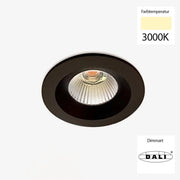 Sonluce, Deckeneinbauleuchte SEVEN FIX, Raumbild, moderne Lichtplanung