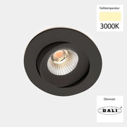 Sonluce, Deckeneinbauleuchte SEVEN MOVE, Raumbild, moderne Lichtplanung