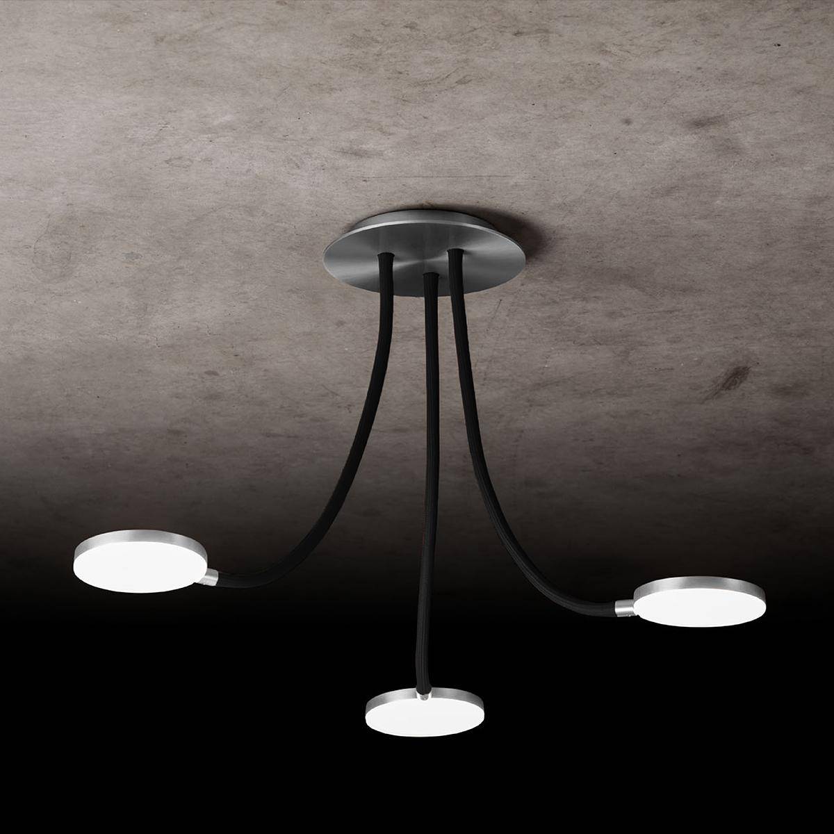 Holtkötter, Deckenleuchte Flex D3, Raumbild, stilvolle Lichtplanung