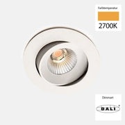 Sonluce, Deckeneinbauleuchte SEVEN MOVE, Raumbild, hochwertige Lichtlösung