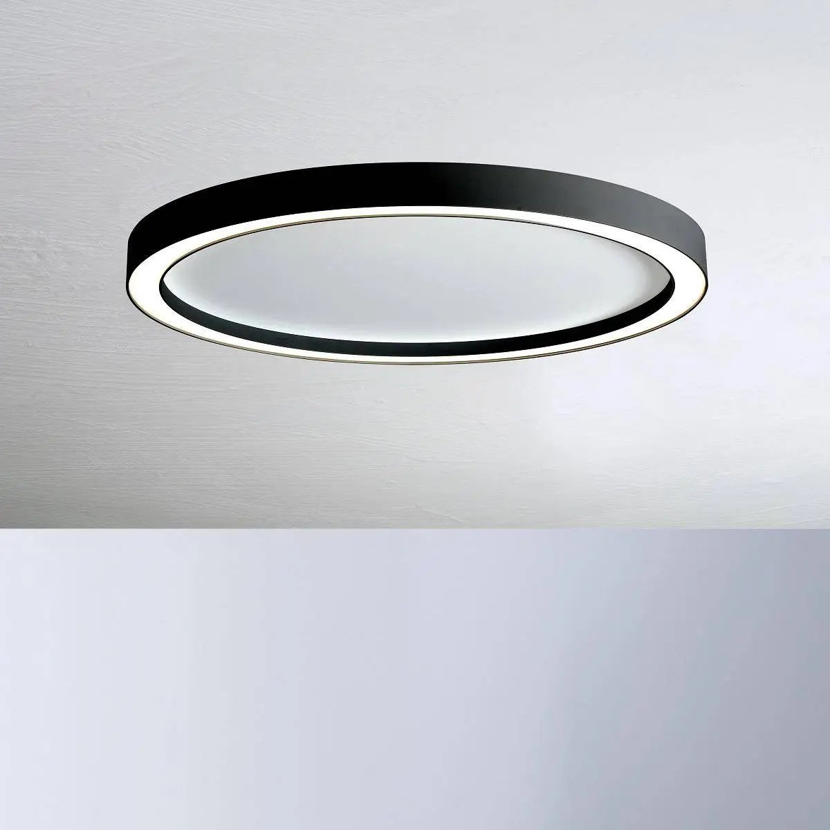 Bopp, Aura Deckenleuchte, Raumbild, moderne Lichtlösung