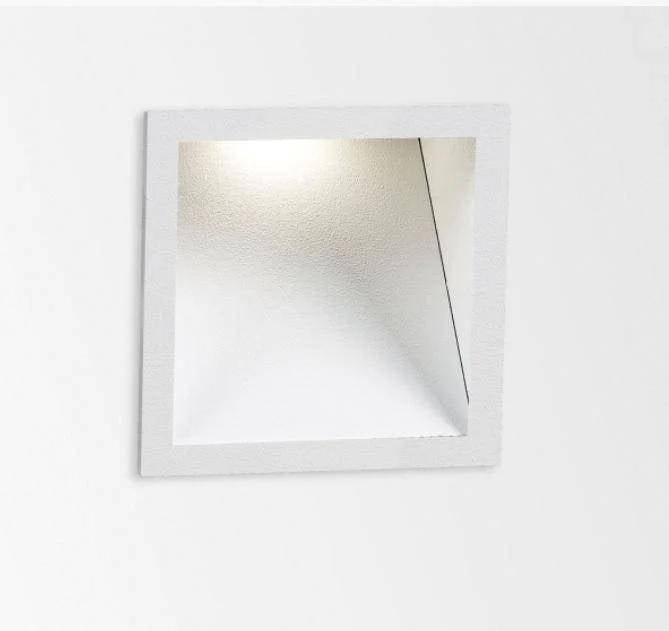 Recessed wall light Vita, white