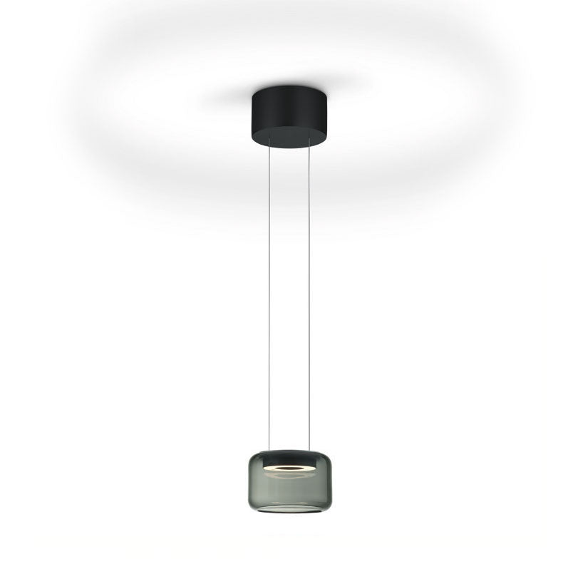 GKS Knapstein Pendelleuchten Sidra, 1-flammig, schwarz, Vorderansicht