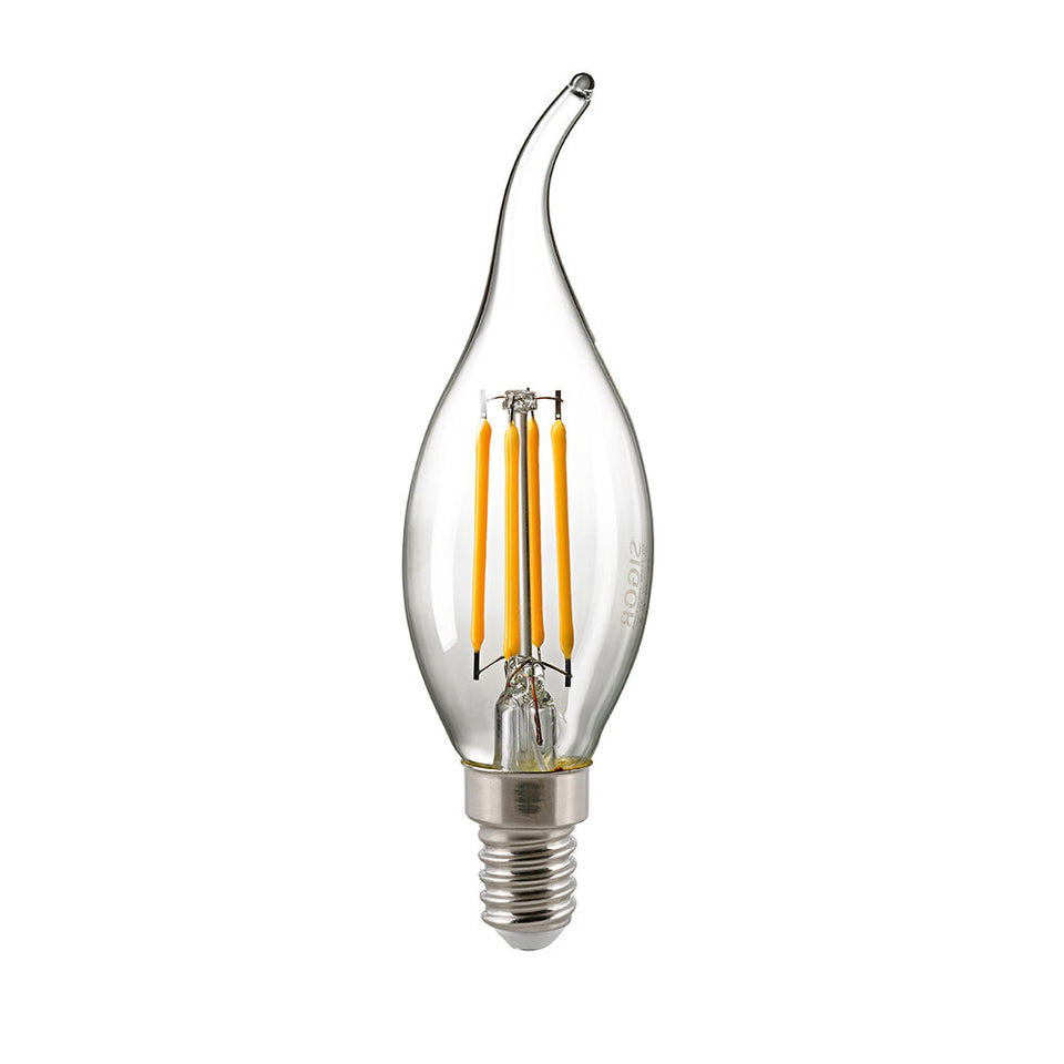 SIGOR Filament Kerzenlampe Windstoß E14 klar, Artikel 6134101