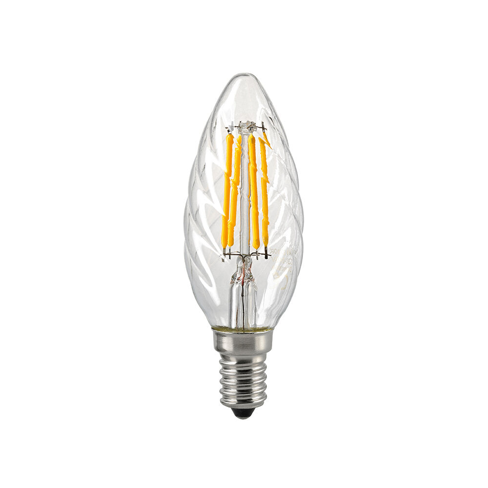 SIGOR Filament Kerzenlampe gedreht klar dim, Artikel 6143501